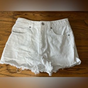Harper Heritage White Denim Shorts